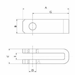 FORCELLA 60X15 I.33X090 Ø26