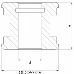 PISTONE AL.65 ØF.24 L.50