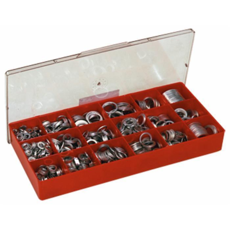 ASSORTIMENTO RONDELLE IN ALLUMINIO 1575 PEZZI