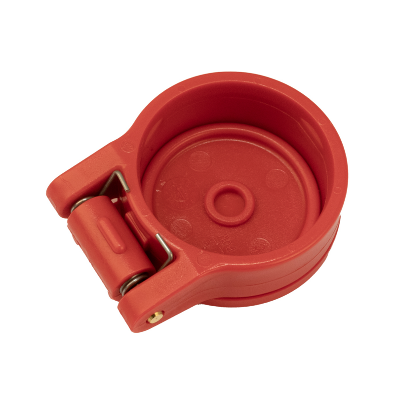 TAPPO DI PROTEZIONE AUTOMATICO PER INNESTO FEMMINA 1/2" COLORE ROSSO