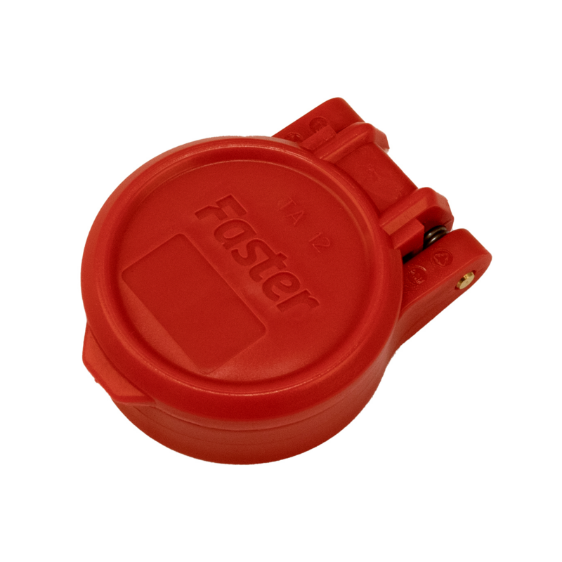 TAPPO DI PROTEZIONE AUTOMATICO PER INNESTO FEMMINA 1/2" COLORE ROSSO