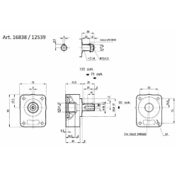 SUPPORTO TIROCINGHIA PER POMPA GRUPPO 1