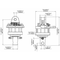 ROTATORE DA 5 TONNELLATE A 360° CON ALBERO