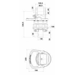ROTATORE DA 7 TONNELLATE A 360° CON ALBERO