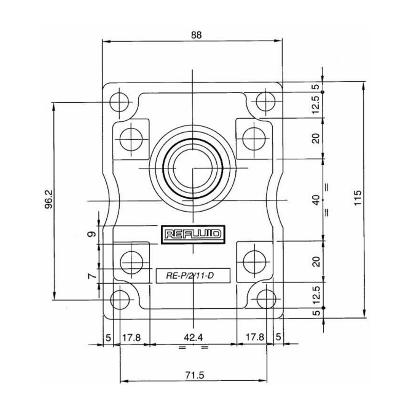 POMPA AD INGRANAGGI GRUPPO 2 DA 8,2cc DESTRA “MADE IN ITALY”