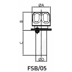 TAPPO CON FILTRO E CESTELLO A 3 FORI