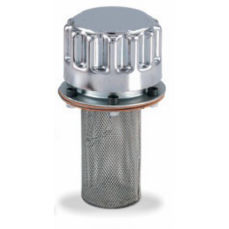 TAPPO CON FILTRO E CESTELLO A 3 FORI