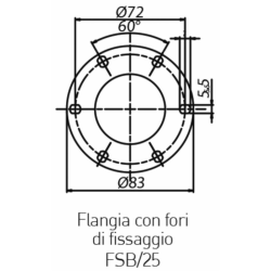 TAPPO CON FILTRO E CESTELLO A 3 FORI