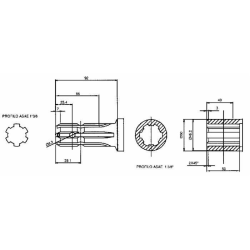 MOLTIPLICATORE PER POMPA GRUPPO 2 MASCHIO RAPPORTO 1:3,5