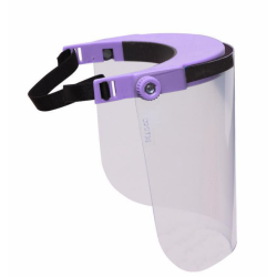 VISIERA PROTETTIVA COLORE VIOLA CONFEZIONE SINGOLA
