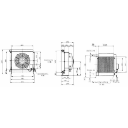 SCAMBIATORE DI CALORE IN ALLUMINIO DA 30 A 210 LITRI. TENSIONE 24VDC