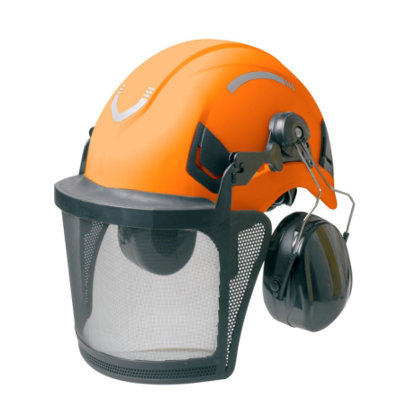 ELMETTO FORESTALE PRO CON VISIERA E CUFFIE