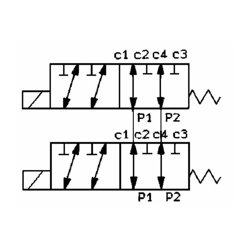 DEVIATORE ELETTRICO MODULARE A 8 VIE DA 3/8" 12VDC