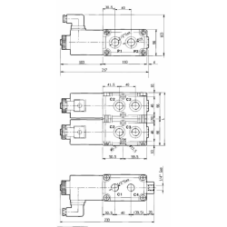 DEVIATORE ELETTRICO MODULARE A 6 VIE DA 1/2" 12VDC
