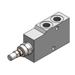 VALVOLA DI BLOCCO E CONTROLLO DISCESA (OVERCENTER) SEMPLICE EFFETTO 3/8"