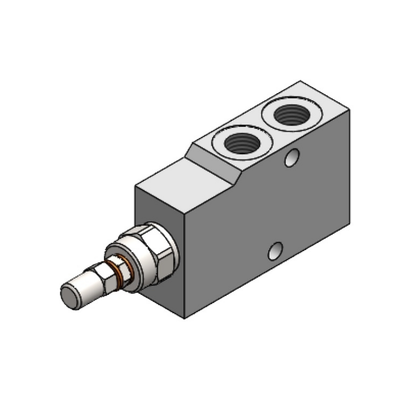 VALVOLA DI BLOCCO E CONTROLLO DISCESA (OVERCENTER) SEMPLICE EFFETTO 1/2"