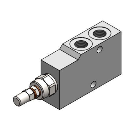 VALVOLA DI BLOCCO E CONTROLLO DISCESA (OVERCENTER) SEMPLICE EFFETTO 1/2"