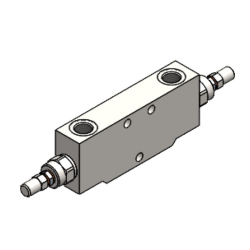 VALVOLA DI BLOCCO E CONTROLLO DISCESA (OVERCENTER) DOPPIO EFFETTO 3/8"
