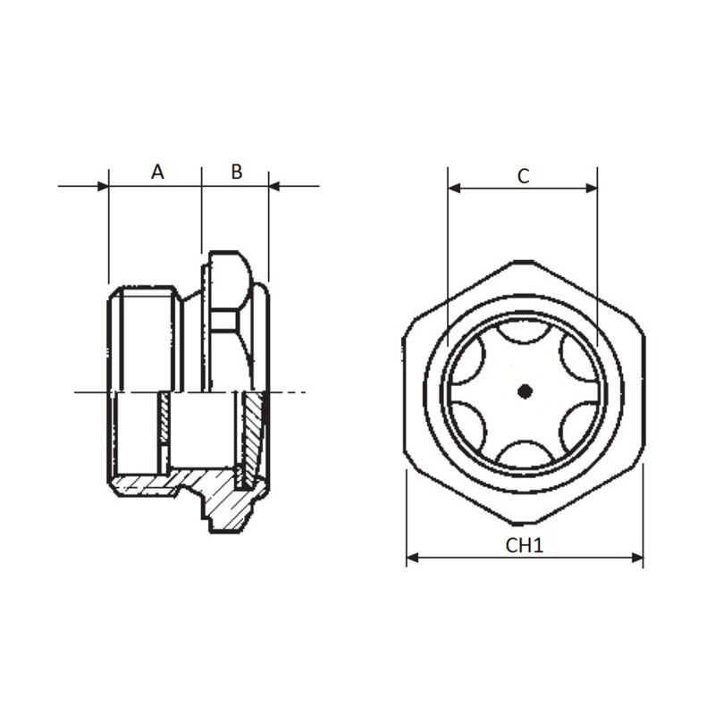 SPIA LIVELLO OLIO DA 1/4”