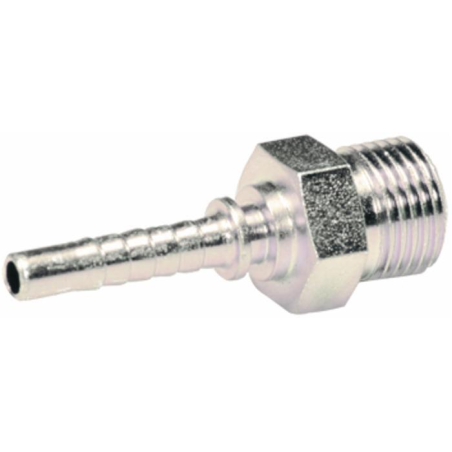 RACCORDO MASCHIO A PRESSARE ORFS FILETTO 9/16”-18 TUBO 1/4”