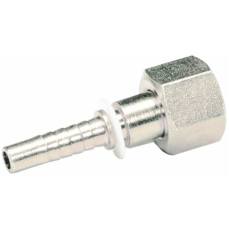 RACCORDO FEMMINA DIRITTA A PRESSARE ORFS FILETTO 11/16”- 16  TUBO 1/4”