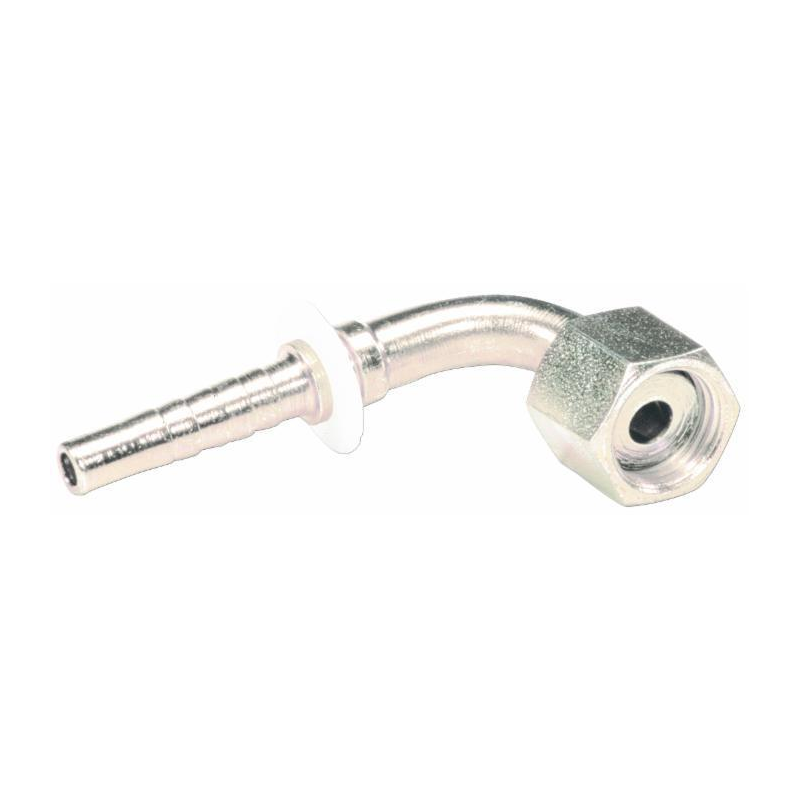 RACCORDO FEMMINA 90° A PRESSARE ORFS FILETTO 11/16”- 16  TUBO 3/8”