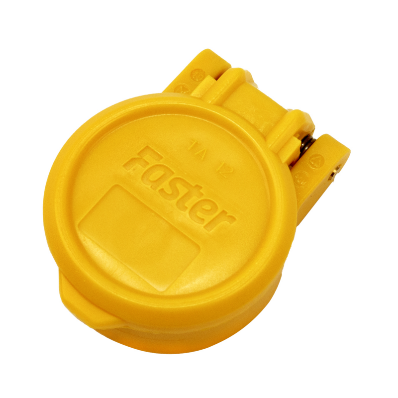 TAPPO DI PROTEZIONE AUTOMATICO PER INNESTO FEMMINA 1/2" COLORE GIALLO