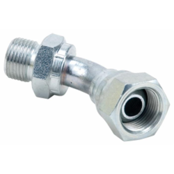 ADATTATORE MASCHIO/FEMMINA 45° DA 3/8"