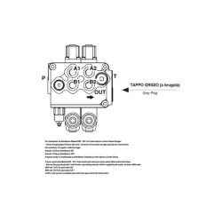 DISTRIBUTORE WALVOIL MODELLO SD5 A 2 SEZIONI DOPPIO EFFETTO 40 LITRI. COMANDO ELETTRICO