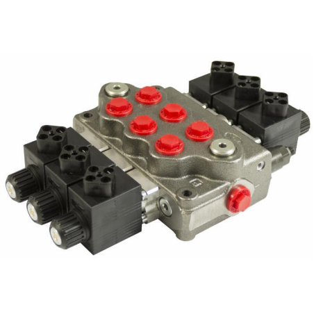 DISTRIBUTORE WALVOIL MODELLO SD5 A 3 SEZIONI DOPPIO EFFETTO 40 LITRI. COMANDO ELETTRICO