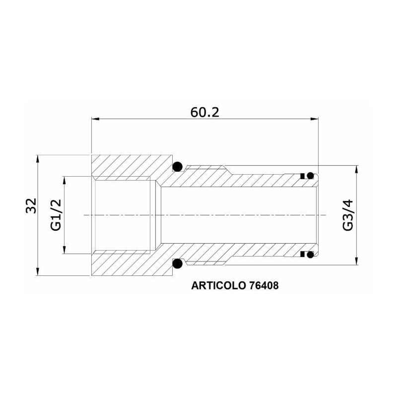 BUSSOLA CARRY-OVER PER BASIC 1/2"