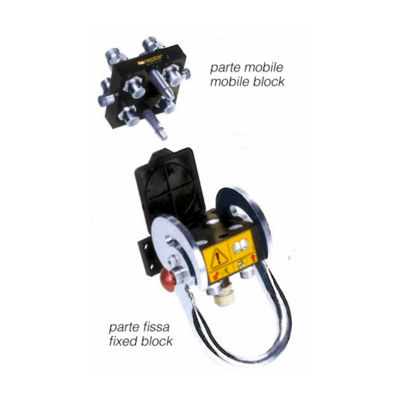 PIASTRA MULTICONNESSIONE PARTE FISSA DA  3/8" 6 LINEE FASTER