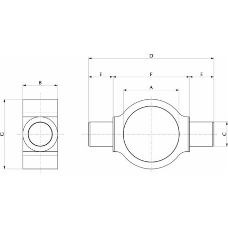 Bascula Ø60 perni Ø25