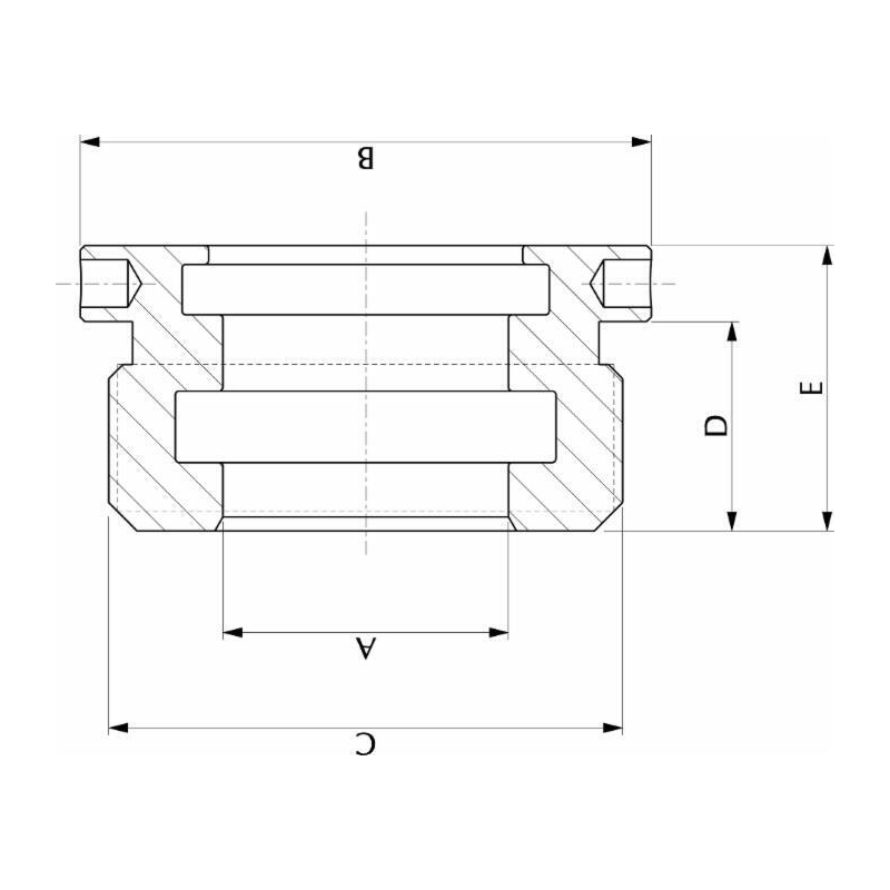 Testata  AL.25 Ø16 FIL.28x1,5