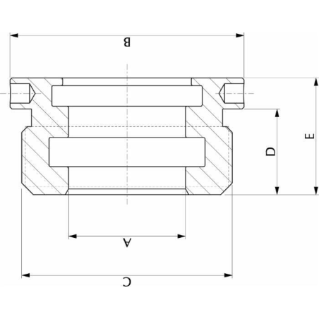 Testata  AL.25 Ø16 FIL.28x1,5