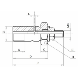 VITE STROZZATRICE 1/4"