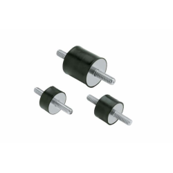 ANTIVIBRANTE CILINDRICO MASCHIO/MASCHIO 30x20MM: 1 VITE Ø6 MM + 1 VITE Ø 8MM