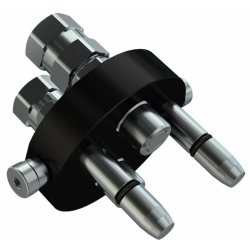 PIASTRA MULTICONNESSIONE PARTE MOBILE DA  3/8" FILETTO 1/2” 2 LINEE FASTER