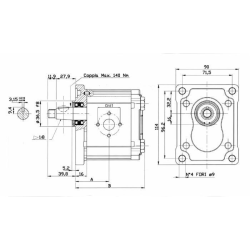 MOTORE AD INGRANAGGI GRUPPO 2 DA 20cc REVERSIBILE “MADE IN ITALY”