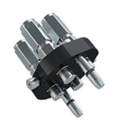 PIASTRA MULTICONNESSIONE PARTE MOBILE DA  3/8" FILETTO 1/2” 4 LINEE FASTER