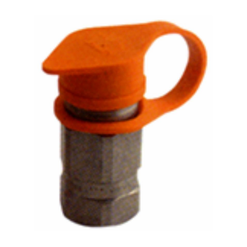 TAPPO FASTER PER INNESTO RAPIDO MASCHIO FACCIA PIANA DA 1/4" COLORE ROSSO