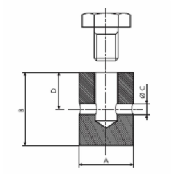 MORSETTO SERRAGGIO CAVO Ø 2,5 - 3 MM