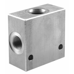 CORPO IN ALLUMINIO PER VALVOLE ELETTRICHE A 2 VIE