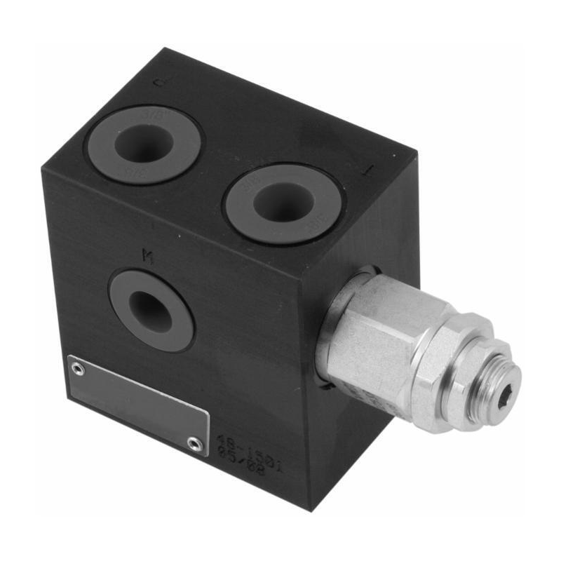 FIANCATA D'INGRESSO CON VALVOLA DI MASSIMA PRESSIONE E VALVOLA DI MESSA A SCARICO