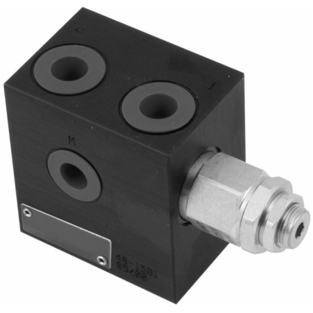 FIANCATA D'INGRESSO CON VALVOLA DI MASSIMA PRESSIONE E VALVOLA DI MESSA A SCARICO