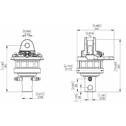 ROTATORE DA 5,5 TONNELLATE 360° CON ALBERO