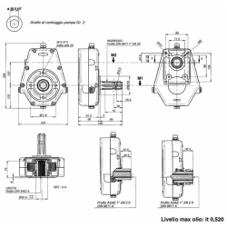 Moltiplicatore per pompa Gruppo 3 rapporto 1:3 attacco femmina corpo in ghisa