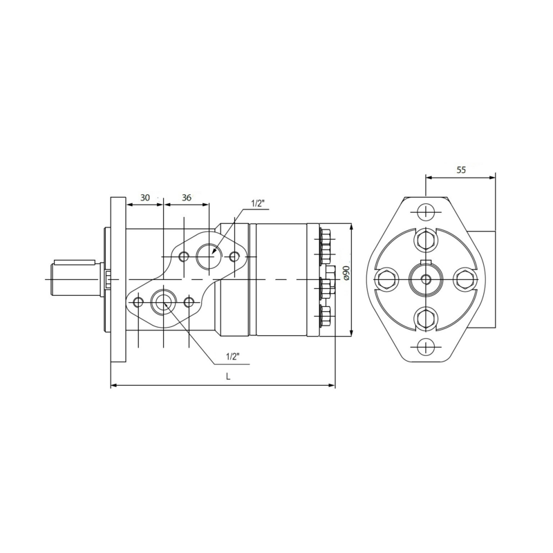MOTORE ORBITALE DANFOSS XLH 50