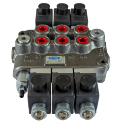 Distributore elettrico Basic da 3/8" a 3 sezioni