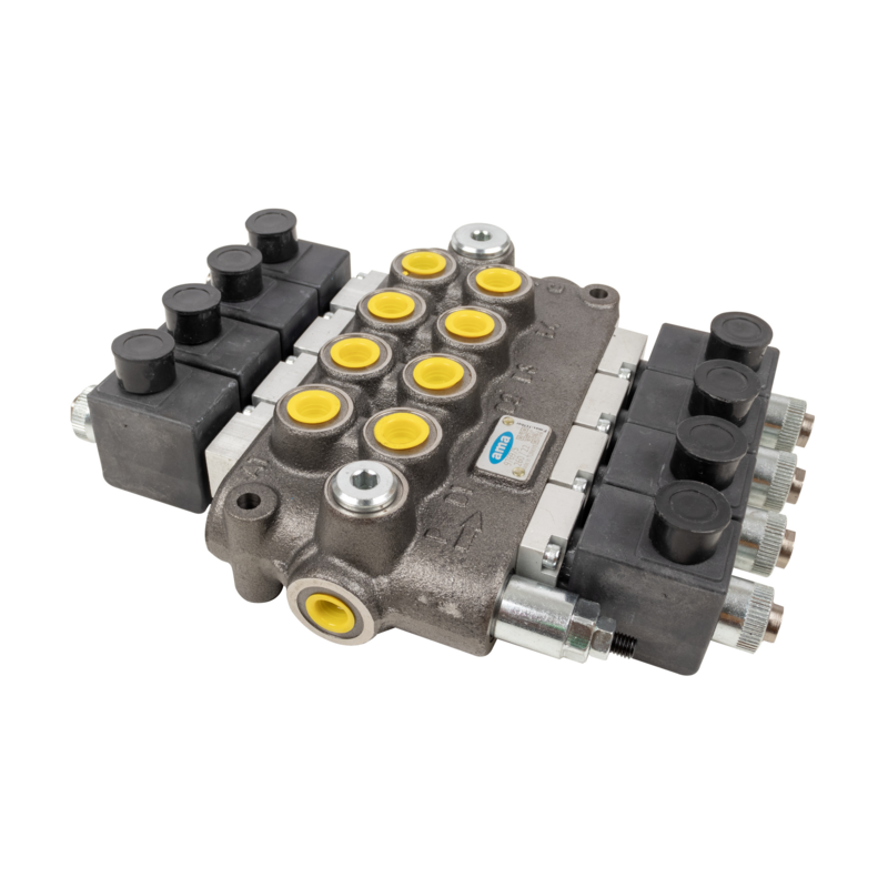 Distributore elettrico Basic da 3/8" a 4 sezioni